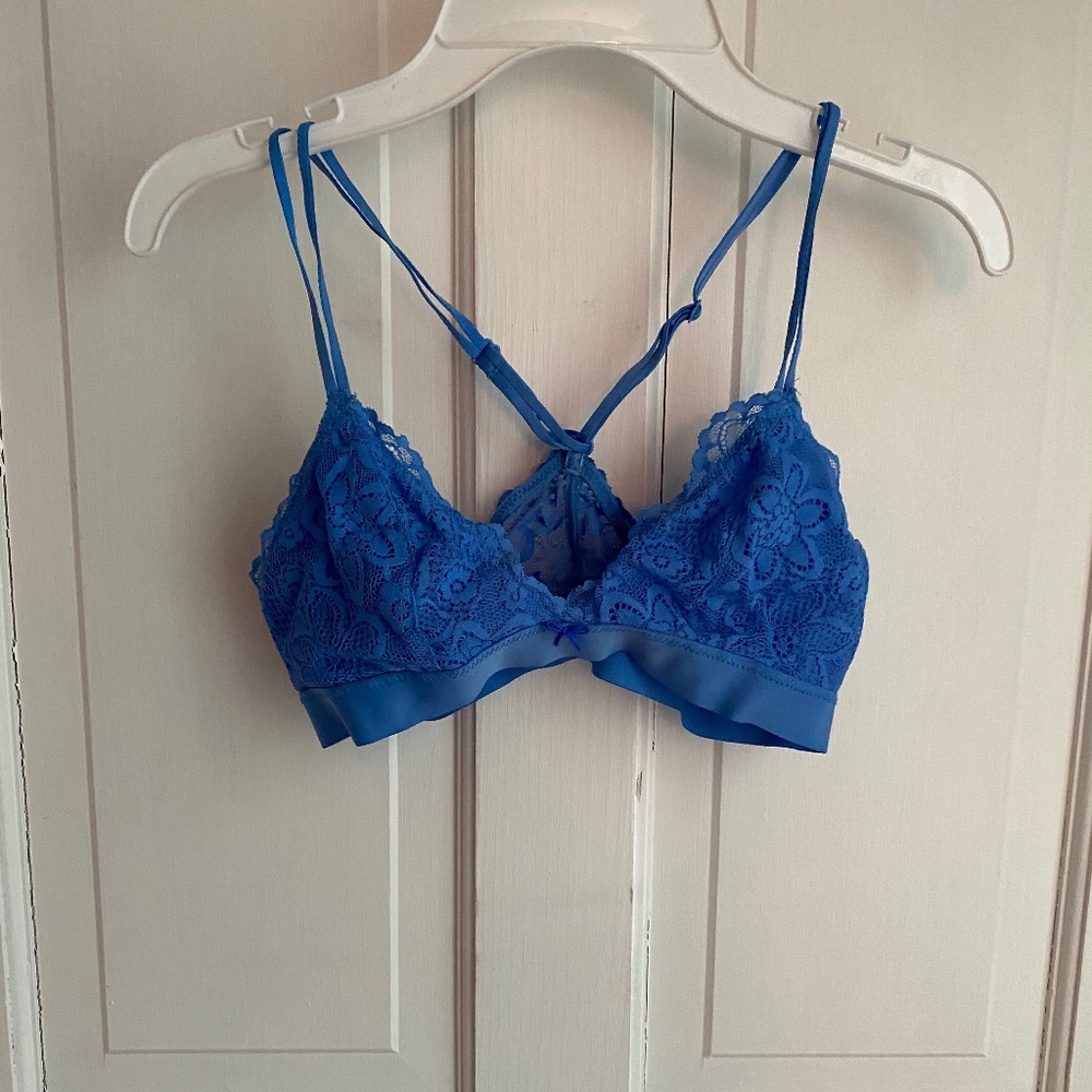 Blue lace Brallette (Aerie)